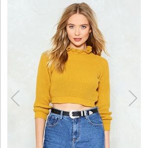 NASTYGAL Cropped Sweater